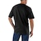 Carhartt Short Sleeve Pocket T-Shirt, 0.675 lb Black, 3XL K87-BLK3XLTLL - alternate 2